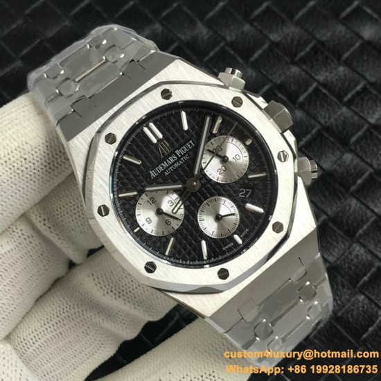Royal Oak Chrono 26331 SS/SS Black/White IPF A7750
