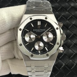 Royal Oak Chrono 26331 SS/SS Black/White IPF A7750