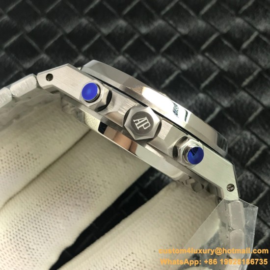 Audemars Piguet - Royal Oak Chronograph 26331ST SS/SS Grey/Blue OMF A7750