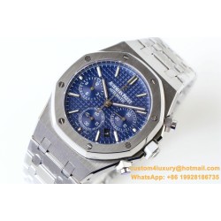 Audemars Piguet - Royal Oak Chronograph 26331 SS/SS Blue/Blue OMF A7750
