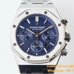 Audemars Piguet - Royal Oak Chronograph 26331 SS/SS Blue/Blue OMF A7750