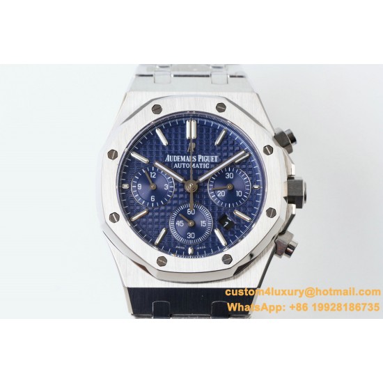 Audemars Piguet - Royal Oak Chronograph 26331 SS/SS Blue/Blue OMF A7750