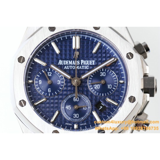 Audemars Piguet - Royal Oak Chronograph 26331 SS/SS Blue/Blue OMF A7750