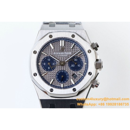 Audemars Piguet - Royal Oak Chronograph 26331ST SS/SS Grey/Blue OMF A7750