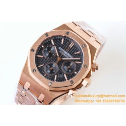 Audemars Piguet - Royal Oak Chronograph 26331ST RG/RG F.Black OMF A7750