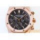 Audemars Piguet - Royal Oak Chronograph 26331ST RG/RG F.Black OMF A7750