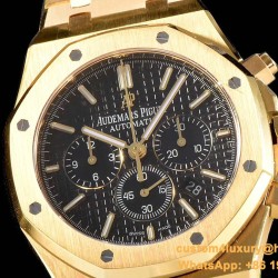 Audemars Piguet - Royal Oak Chronograph 26331ST YG/YG Black OMF A7750