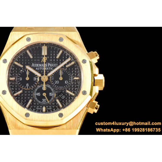 Audemars Piguet - Royal Oak Chronograph 26331ST YG/YG Black OMF A7750