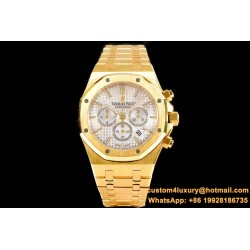 Audemars Piguet - Royal Oak Chronograph 26331ST YG/YG White OMF A7750