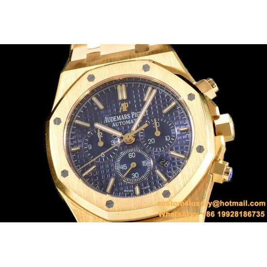 Audemars Piguet - Royal Oak Chronograph 26331ST YG/YG Blue OMF A7750
