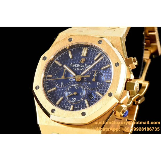 Audemars Piguet - Royal Oak Chronograph 26331ST YG/YG Blue OMF A7750