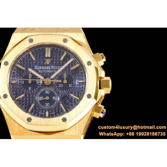 Audemars Piguet - Royal Oak Chronograph 26331ST YG/YG Blue OMF A7750
