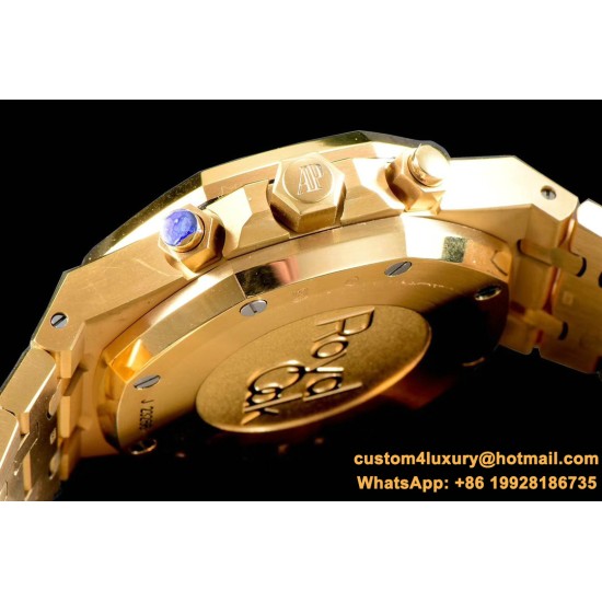 Audemars Piguet - Royal Oak Chronograph 26331ST YG/YG Blue OMF A7750