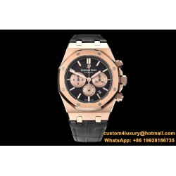 Audemars Piguet - Royal Oak Chronograph 26331ST RG/LE Black OMF A7750