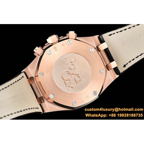 Audemars Piguet - Royal Oak Chronograph 26331ST RG/LE Black OMF A7750