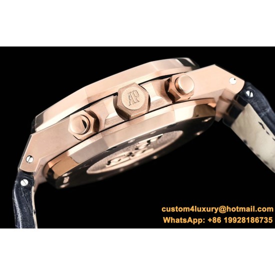 Audemars Piguet - Royal Oak Chronograph 26331ST RG/LE Blue OMF A7750