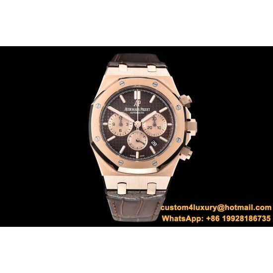 Audemars Piguet - Royal Oak Chronograph 26331ST RG/LE Brwn OMF A7750