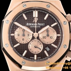Audemars Piguet - Royal Oak Chronograph 26331ST RG/LE Brwn OMF A7750