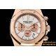 Audemars Piguet - Royal Oak Chronograph 26331ST RG/RG White OMF A7750