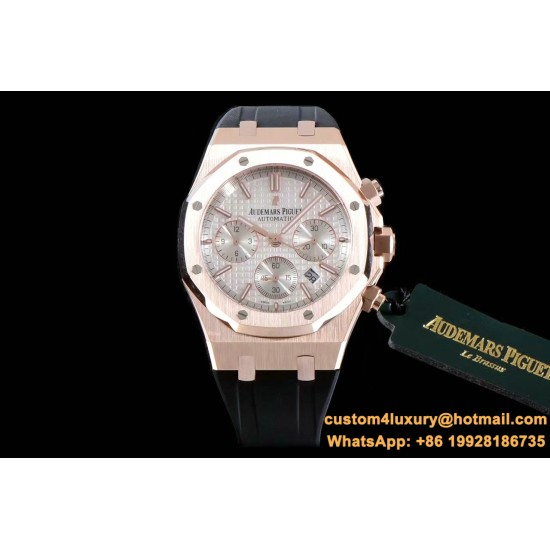 Audemars Piguet - Royal Oak Chronograph 26331ST RG/RU Wht/Wht OMF A7750