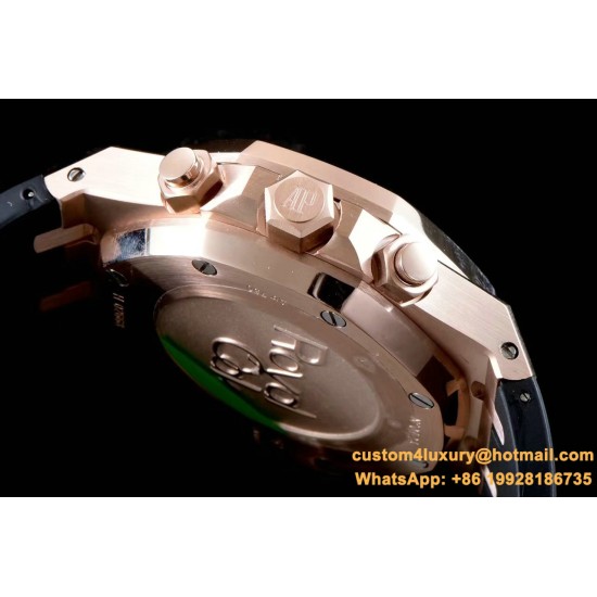 Audemars Piguet - Royal Oak Chronograph 26331ST RG/RU Wht/Wht OMF A7750