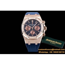 Audemars Piguet - Royal Oak Chronograph 26331ST RG/RU Blue BF A7750