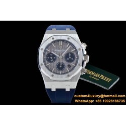 Audemars Piguet - Royal Oak Chronograph 26331ST SS/RU Grey/Blue BF A7750