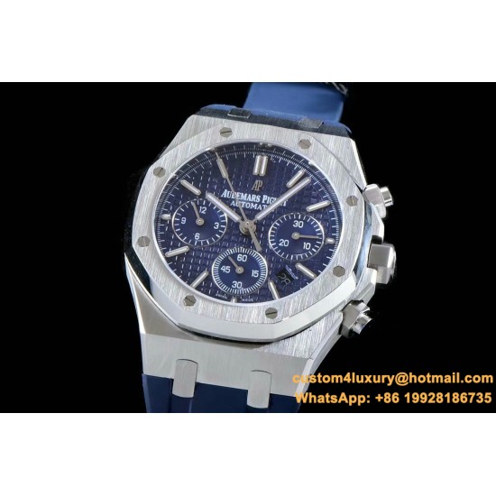 Audemars Piguet - Royal Oak Chronograph 26331 SS/RU Blue/Blue BF A7750