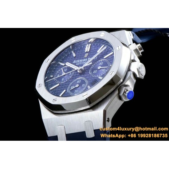 Audemars Piguet - Royal Oak Chronograph 26331 SS/RU Blue/Blue BF A7750