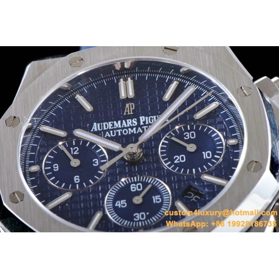 Audemars Piguet - Royal Oak Chronograph 26331 SS/RU Blue/Blue BF A7750