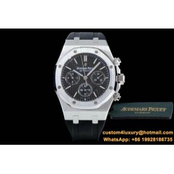 Audemars Piguet - Royal Oak Chronograph 26331 SS/RU Blk/Blk BF A7750