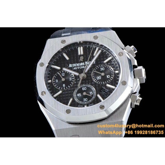 Audemars Piguet - Royal Oak Chronograph 26331 SS/RU Blk/Blk BF A7750