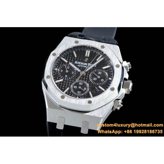 Audemars Piguet - Royal Oak Chronograph 26331 SS/RU Blk/Blk BF A7750