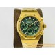 Audemars Piguet - Royal Oak Chrono 26331 YG/YG Green/Stk JFS A7750