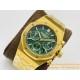 Audemars Piguet - Royal Oak Chrono 26331 YG/YG Green/Stk JFS A7750
