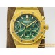 Audemars Piguet - Royal Oak Chrono 26331 YG/YG Green/Stk JFS A7750