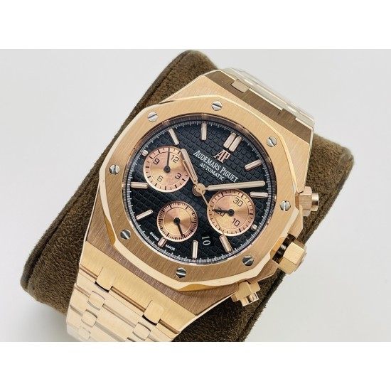 Royal Oak Chrono 26331 RG/RG Black/RG JFS A7750
