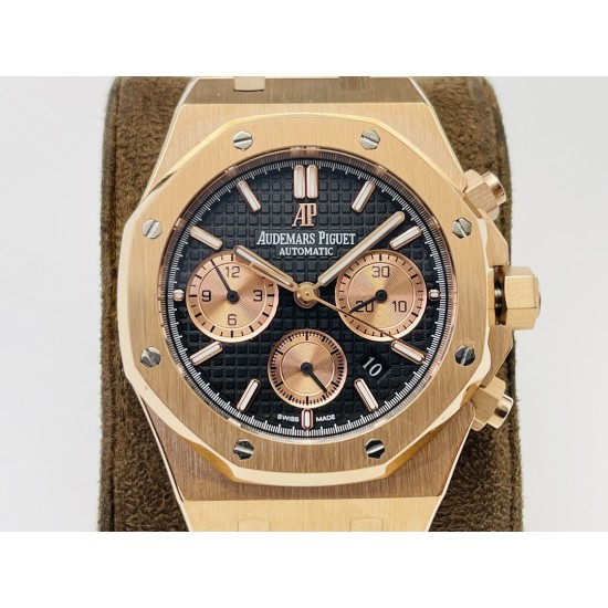 Royal Oak Chrono 26331 RG/RG Black/RG JFS A7750