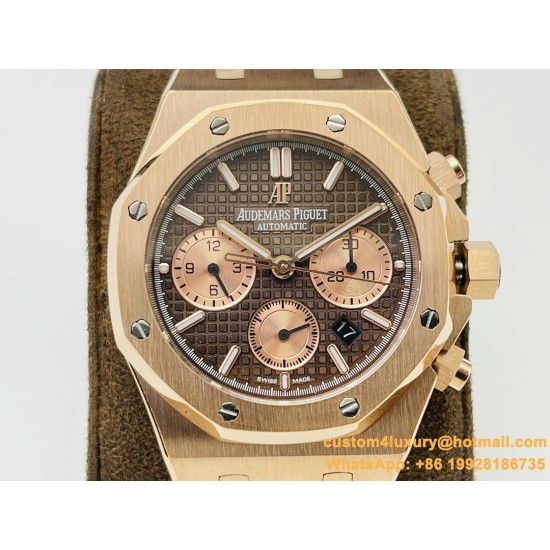 Royal Oak Chrono 26331 RG/RG Brown/RG JFS A7750