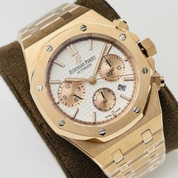 Royal Oak Chrono 26331 RG/RG White/RG JFS A7750