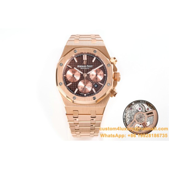 Royal Oak Chrono 26240OR 41mm RG/RG Blue Dial APS SH4401 Super Clone