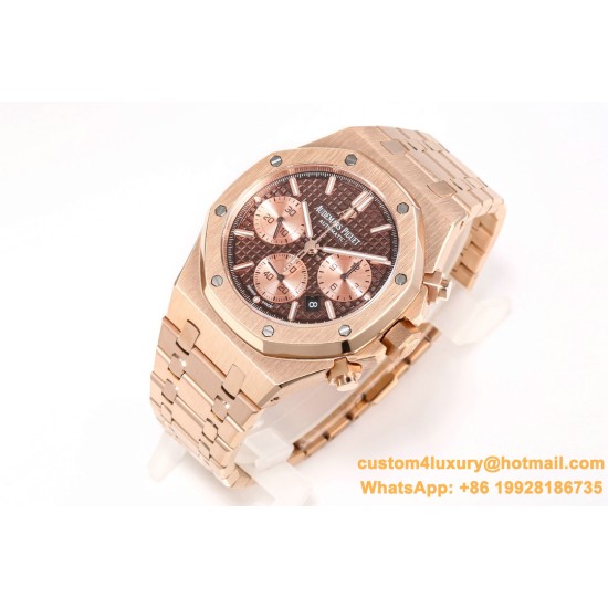 Royal Oak Chrono 26240OR 41mm RG/RG Blue Dial APS SH4401 Super Clone