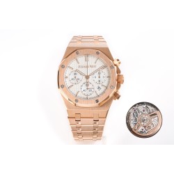 Royal Oak Chrono 26240OR 41mm RG/RG White Dial APS SH4401 Super Clone