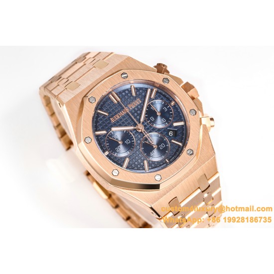 Royal Oak Chrono 26240OR 41mm RG/RG White Dial APS SH4401 Super Clone
