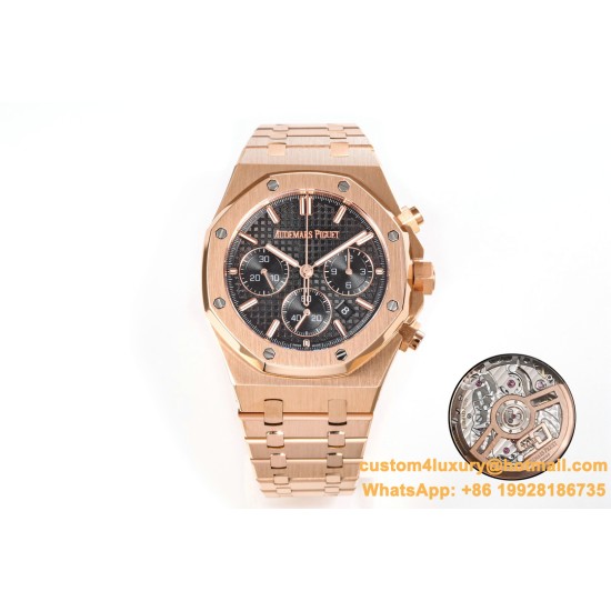 Royal Oak Chrono 26240OR 41mm RG/RG Green Dial APS SH4401 Super Clone