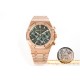 Royal Oak Chrono 26240OR 41mm RG/RG Green Dial APS SH4401 Super Clone