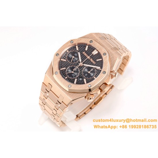 Royal Oak Chrono 26240OR 41mm RG/RG Green Dial APS SH4401 Super Clone