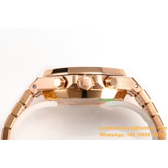 Royal Oak Chrono 26240OR 41mm RG/RG Green Dial APS SH4401 Super Clone