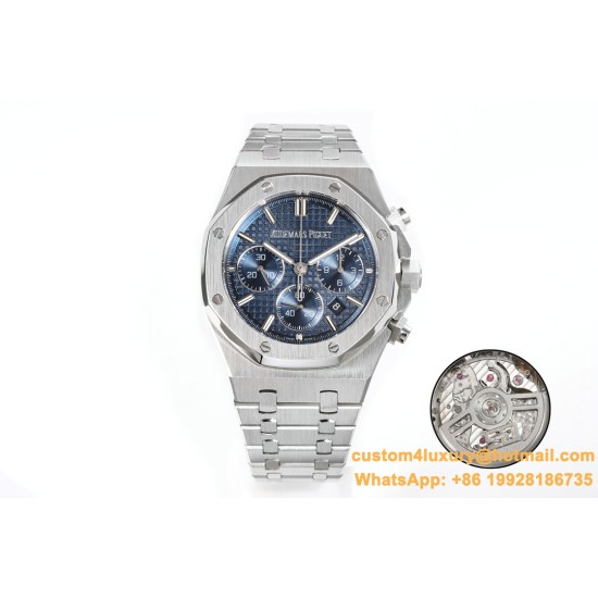 Royal Oak Chrono 26240ST 41mm SS/SS Blue Dial APS SH4401 Super Clone
