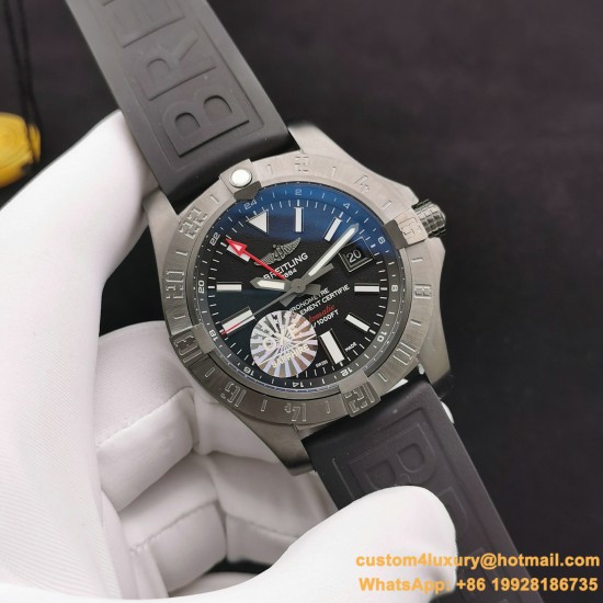 Breitling - Avenger II GMT A3239011 SS/RU Black OXF A2836